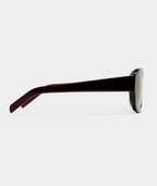 Women’s Resort-Style Sunglasses with Malbec Frame & Khaki-Tinted Lenses