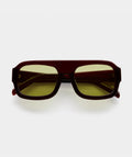Women’s Resort-Style Sunglasses with Malbec Frame & Khaki-Tinted Lenses