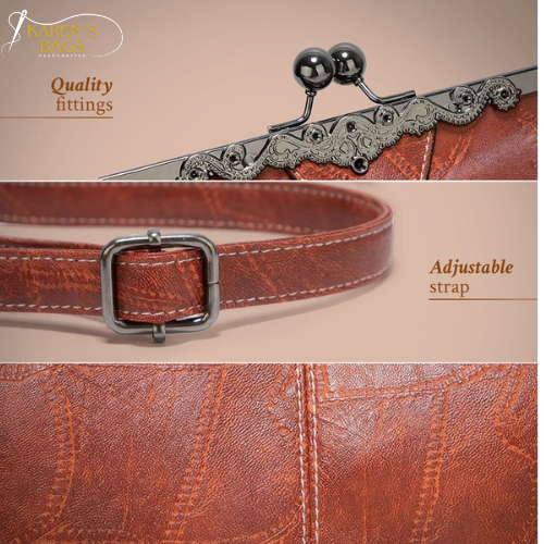 Classic Vintage Leather Shoulder Bag