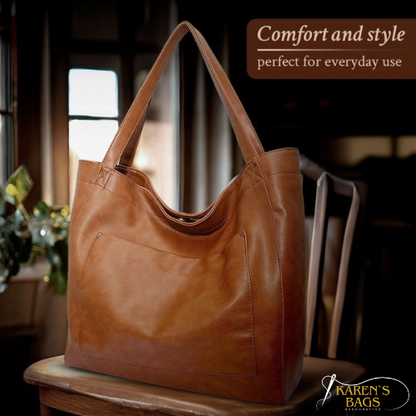 Vintage Shoulder Bag with Elegant Design