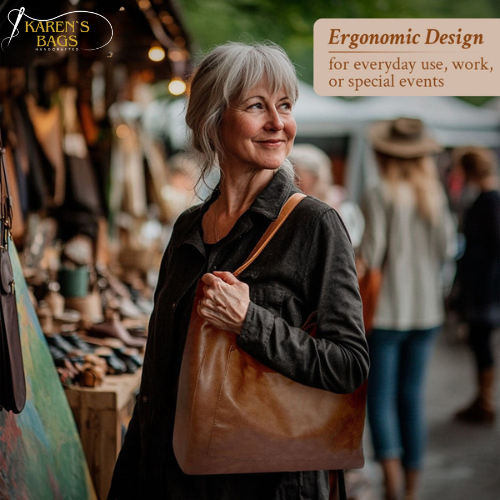 Vintage Shoulder Bag with Elegant Design