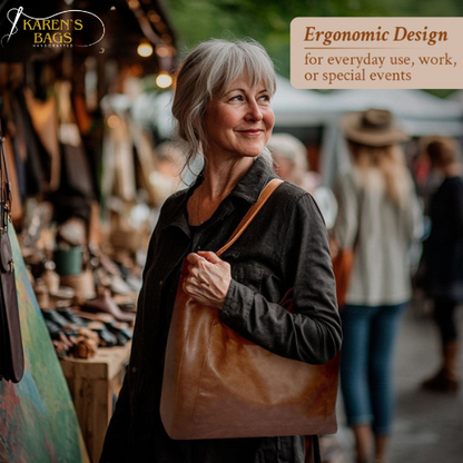 Vintage Shoulder Bag with Elegant Design