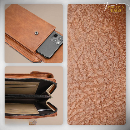 Compact Leather Handbag