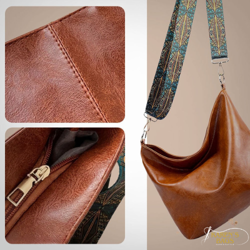 Vintage Charm Leather Shoulder Bag