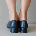 Women Round Toe Mary Janes Low Heel Buckle Shoes Lady Comfort Loafers