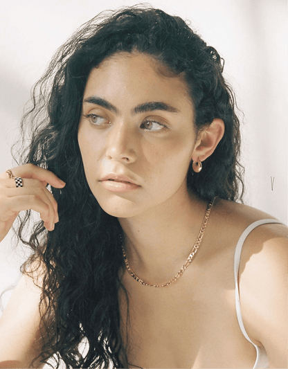 Gold Chunky Hoop Earrings – Classic Polished Statement Huggies
