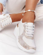 Woman's Air Sneakers with Thick Soles - Relieve Foot Pain