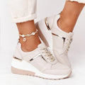 Woman's Air Sneakers with Thick Soles - Relieve Foot Pain