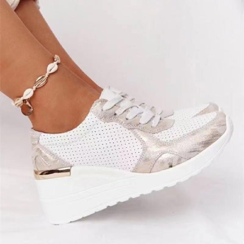 Woman's Air Sneakers with Thick Soles - Relieve Foot Pain