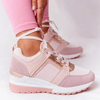 Woman's Air Sneakers with Thick Soles - Relieve Foot Pain