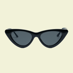 Women’s Dramatic Cat-Eye Sunglasses with Dark Frame