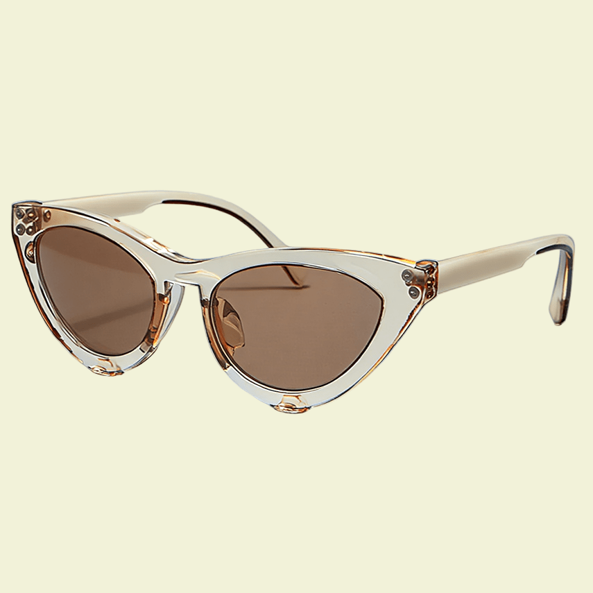 Women’s Dramatic Cat-Eye Sunglasses with Dark Frame