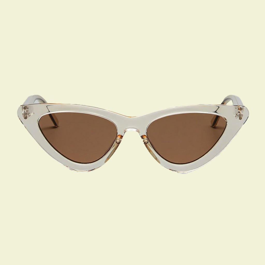 Women’s Dramatic Cat-Eye Sunglasses with Dark Frame