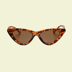 Women’s Dramatic Cat-Eye Sunglasses with Dark Frame