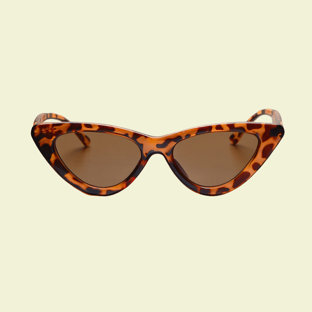 Women’s Dramatic Cat-Eye Sunglasses with Dark Frame