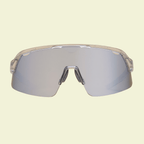 Oversized Shield Sunglasses with Blue Mirrored Lens & Minimal Frame