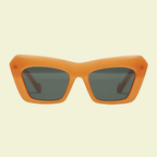Women’s Sculpted Cat-Eye Sunglasses with Tortoiseshell Frame & Dark Lenses