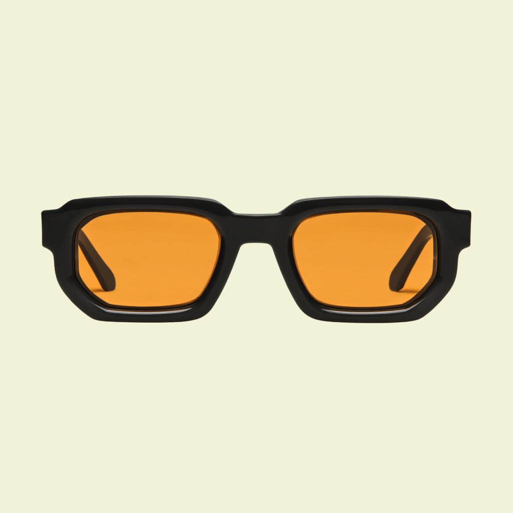Women’s Minimalist Square Sunglasses with Dark Frame