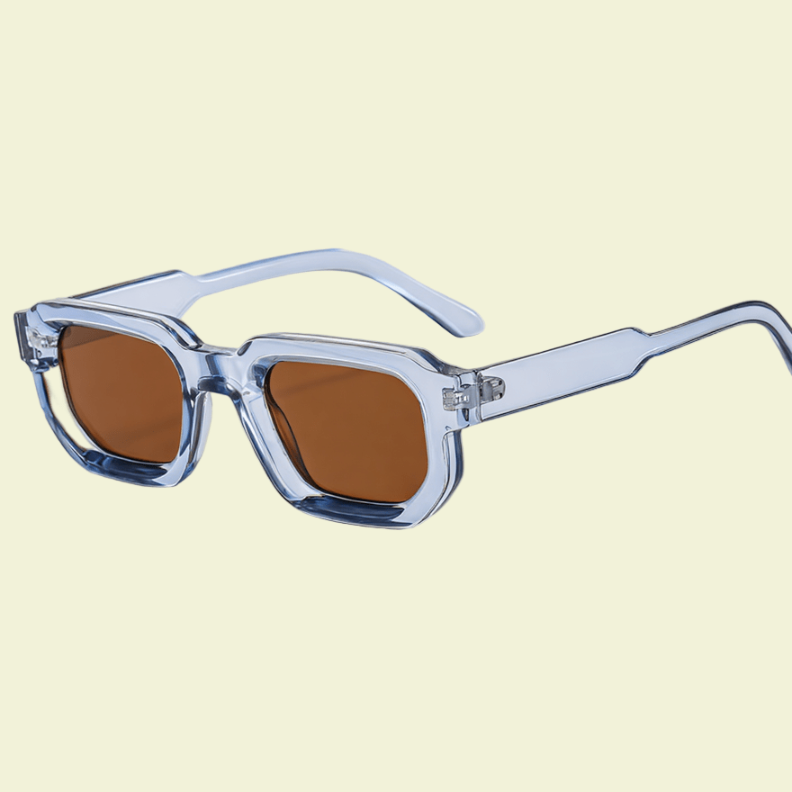 Women’s Minimalist Square Sunglasses with Dark Frame