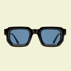 Women’s Minimalist Square Sunglasses with Dark Frame