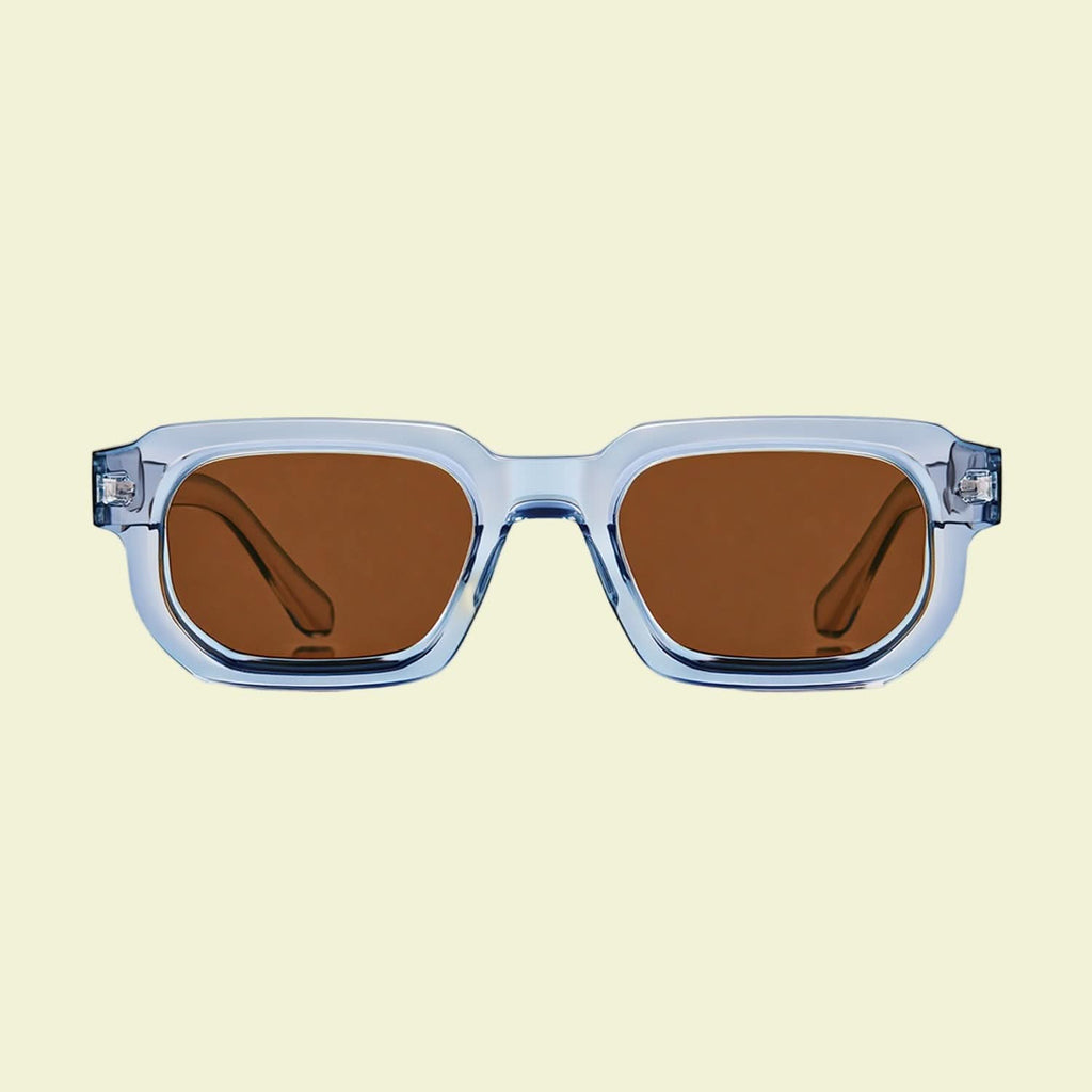 Women’s Minimalist Square Sunglasses with Dark Frame