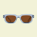 Women’s Minimalist Square Sunglasses with Dark Frame