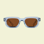 Women’s Minimalist Square Sunglasses with Dark Frame
