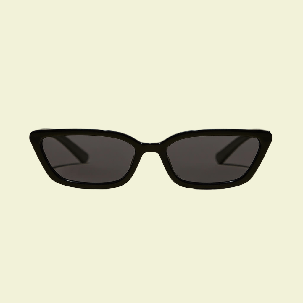 Women’s Ultra-Narrow Rectangular Sunglasses with Minimalist Frame