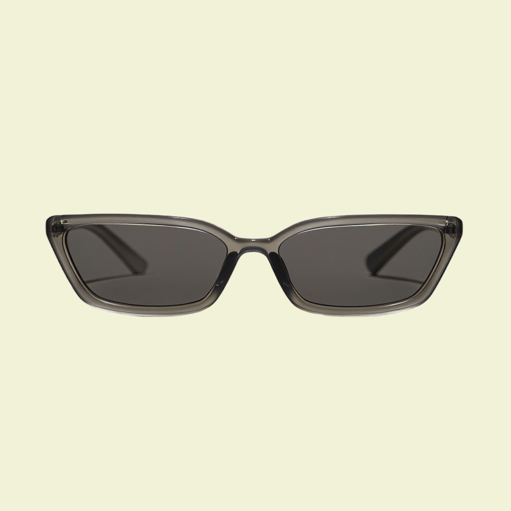 Women’s Ultra-Narrow Rectangular Sunglasses with Minimalist Frame