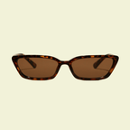 Women’s Ultra-Narrow Rectangular Sunglasses with Minimalist Frame