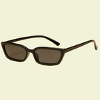 Women’s Ultra-Narrow Rectangular Sunglasses with Minimalist Frame