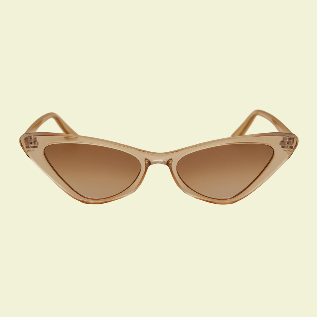 Women’s Soft Cat-Eye Sunglasses with Brown Tortoiseshell Frame