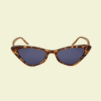 Women’s Soft Cat-Eye Sunglasses with Brown Tortoiseshell Frame