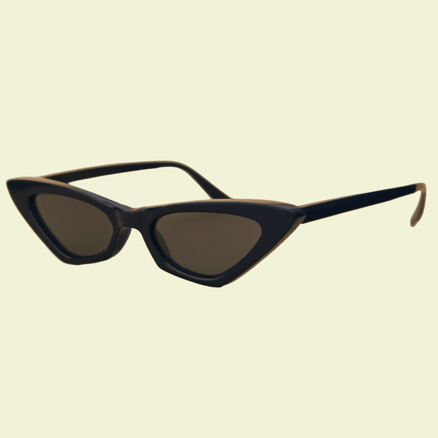 Women’s Soft Cat-Eye Sunglasses with Brown Tortoiseshell Frame