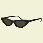 Women’s Soft Cat-Eye Sunglasses with Brown Tortoiseshell Frame