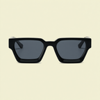Women’s Square Sunglasses with Light Brown Transparent Frame